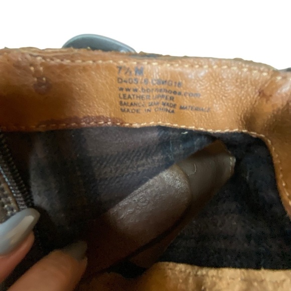 Born Women's Ondine Sepia Brown Moto Ankle Boot SZ 7.5 - Picture 14 of 16